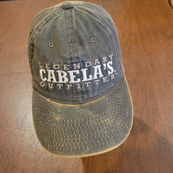Cabela's legendary outfitter camouflage camo adjustable strap one size hat - Picture 1 of 10
